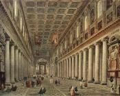 乔万尼 保罗 帕尼尼 : Interior Of The Santa Maria Maggiore In Rome